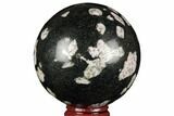 Polished Snowflake Stone Sphere - Pakistan #187526-1